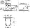 Комплект Инсталляция Grohe Rapid SL 3 в 1 с кнопкой хром + Унитаз Grohe Bau Ceramic фото 10