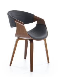 Стул кухонный Halmar K544 V-CH-K/544-KR-CZARNY черный/орех