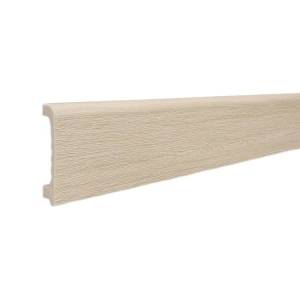 Напольный плинтус ТД Меридиан P2-135-N с тиснением 2400x80x15