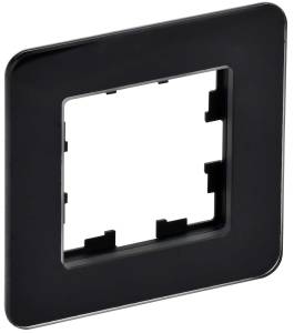 Рамка 1-постовая IEK Brite BR-M12-G-41-K02 черный