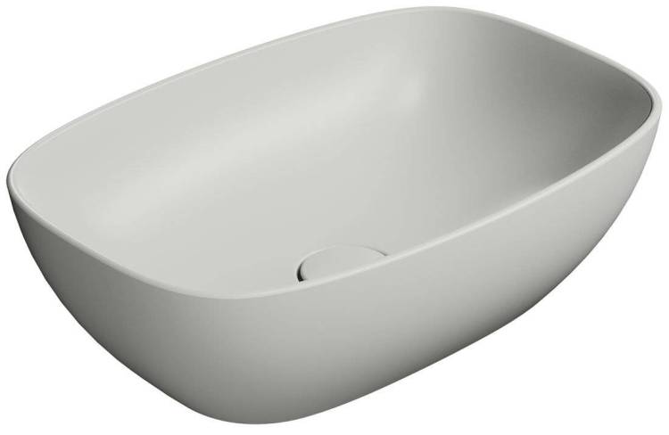 Раковина GSI Nubes 978417 серый матовый, 50x35