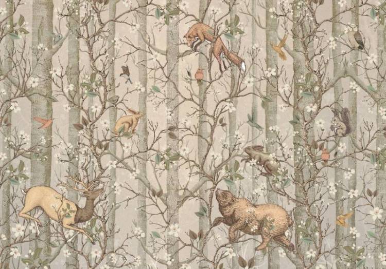 3D Фотообои Artegrafico «Лесная фантазия» FN-027 канвас