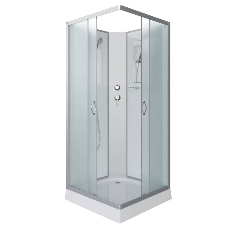 Душевая кабина Niagara Classic NG-1101-14BK (900x900x2000) с низким поддоном (13см), с полкой