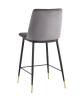 Набор из 2 полубарных стульев Stool Group Мелисса FDC9055C DARK GREY FUT-81 X2 темно-серый фото 5