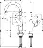 Смеситель для кухни Hansgrohe Focus M42 71802000 хром фото 4