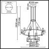 Большая подвесная светодиодная люстра Odeon Light Defance 7144/110L фото 2