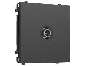 Комплект механизма TV розетки проходной Ambrella Volt Sigma MS913030 графит мягкое касание