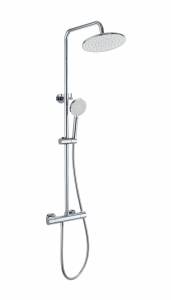 Душевая стойка Wonzon & Woghand WW-B3047-A-CR с термостатом, хром
