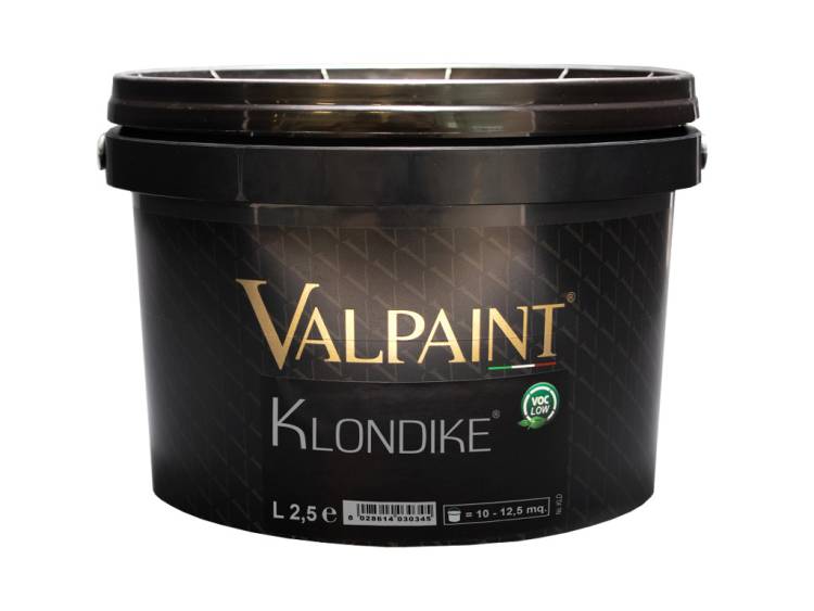 Сатиновая краска с темными флоками Valpaint Klondike 2.5 л
