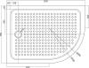 Поддон для душа Cezares Tray TRAY-A-RH-120/90-550-15-W-L R120х90 L, с сифоном фото 3