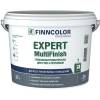 Краска для стен и потолков моющаяся Finncolor Expert Multifinish глубокоматовая база VVA 2.7 л