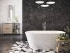 Вставка Cersanit Oriental OE6R442DT Черно-белый 42x42 фото 3