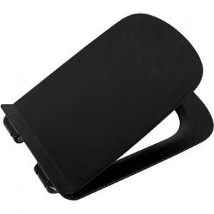 Сиденье BelBagno Sela BB3201SC-MB дюропласт, soft close, металлическое крепление, черное матовое