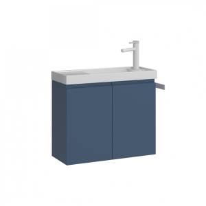 Тумба с раковиной Orka Ferla 5004323 60 подвесная, синий матовый