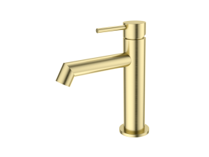 Смеситель для раковины Wonzon & Woghand WW-H1063-BG брашированное золото