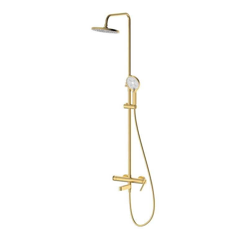 Душевая стойка DQ Bonn DA1703707 золото матовое