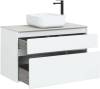 Тумба под раковину Aquanet Nova Lite 100 242581 2 ящика, белый глянец фото 5