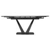 Стол Bradex Home Vito RF 0484 керамогранит бежевый, черный 120(184)x80x75 фото 7