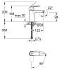 Смеситель для раковины Grohe Eurosmart Cosmopolitan 2339800E фото 3