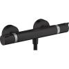 Смеситель для душа Hansgrohe Ecostat Comfort 13116670 термостатический, черный матовый