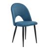 Стул Bradex Home Cleo FR 0532, голубой с черными ножками