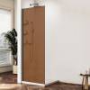 Душевая перегородка Vincea Walk in WS VSW-1HWS900GSGM профиль вороненая сталь, стекло янтарь, 90x200