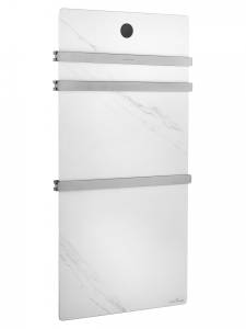 Полотенцесушитель электрический Wonzon & Woghand WW-A503-BR с греющей плитой, брашированный никель