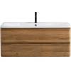 Тумба под раковину Belbagno Albano ALBANO-1200-2C-SO-RR 120x45x50 Rovere Rustico подвесная с двумя выкатными ящиками