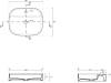Раковина Galassia SmartB 7401 55x45 фото 3