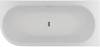Акриловая ванна Riho Bathtubs B088003220 Desire corner links velvet - белый matt/ черный matt Sparkle System 184x84x60
