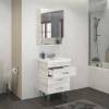 Зеркало-шкаф Comforty Никосия 60 дуб белый фото 2