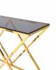 Стол туалетный Stool Group Инсигния ECST-026-TG-SK (120x40) сталь золото фото 3