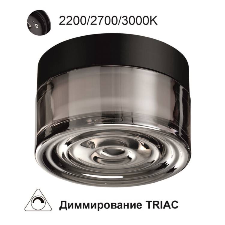Уличный потолочный светодиодный светильник Odeon Light Ronda 7157/6CL