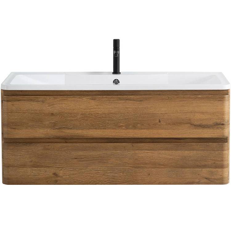 Тумба под раковину Belbagno Albano ALBANO-1200-2C-SO-RR 120x45x50 Rovere Rustico подвесная с двумя выкатными ящиками