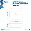 Раковина Teymi Solli T50391 графит матовый, 50 см фото 3
