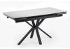 Стол Notta Старлайт 622891 snow alpin white, черный 140(200)x80x75