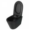 Унитаз подвесной Teymi Solli Black T40201MB безободковый, с сиденьем микролифт, черный матовый фото 11