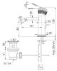 Смеситель для биде Remer Atelier AL20BG золото брашированное фото 2