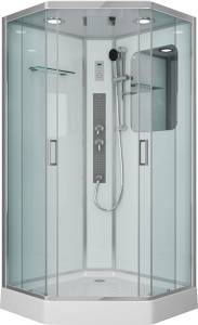 Душевая кабина Niagara Premium NG-6002-01GD 100х100х220, с низким поддоном