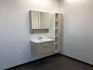 Мебель для ванной Comforty Парма-80 дуб дымчатый
