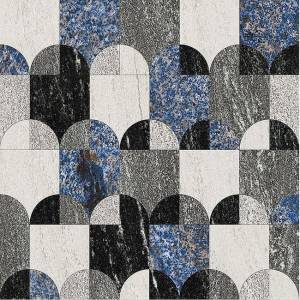 Керамогранит Fioranese Granum GRA606L Deco Arcs Blu Levigato 60x60