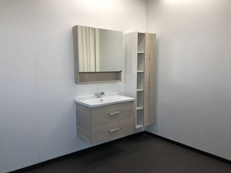 Мебель для ванной Comforty Парма-80 дуб дымчатый