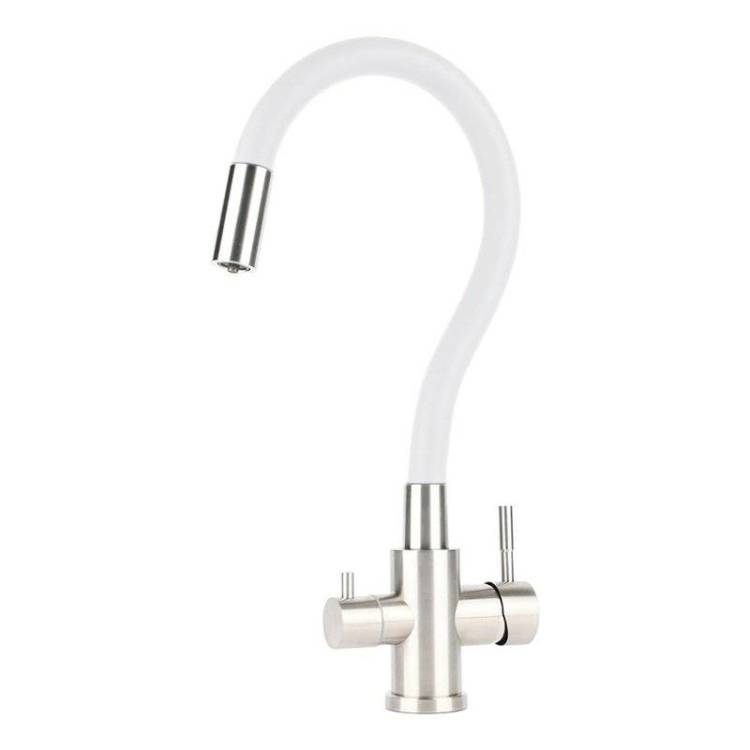 Смеситель для кухни Osgard Gron Gala 87383 под фильтр, белый