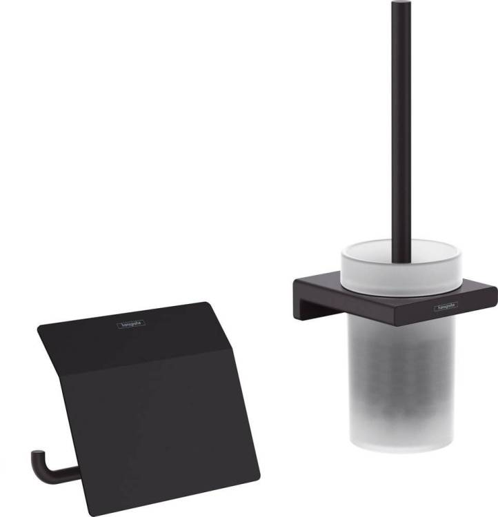 Набор Hansgrohe AddStoris 41752670 + 41753670 матовый черный