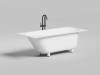 Ванна из искусственного камня Salini Ornella Kit S-Sense 170x75, матовая фото 2