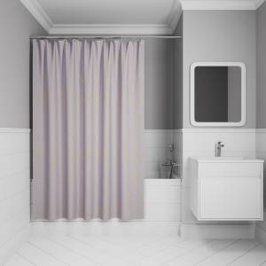 Штора для ванной Iddis Base BG02P18i11 полиэстер, 200x180, фиолетовый