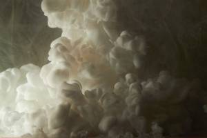 3D Фотообои Artegrafico «Белая дымка во тьме» FLD-013 акварель