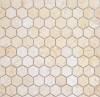 Мозаика LeeDo Pietrine Hexagonal Botticino Mat hex (1.8x3) 28.5x30.5