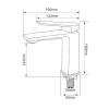 Смеситель для раковины Comforty FC071A-CCT 00-00004523 хром фото 8