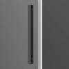 Душевой уголок Vincea Soft VSR-3SO9011CLGM 1100x900, профиль вороненая сталь, стекло прозрачное фото 2